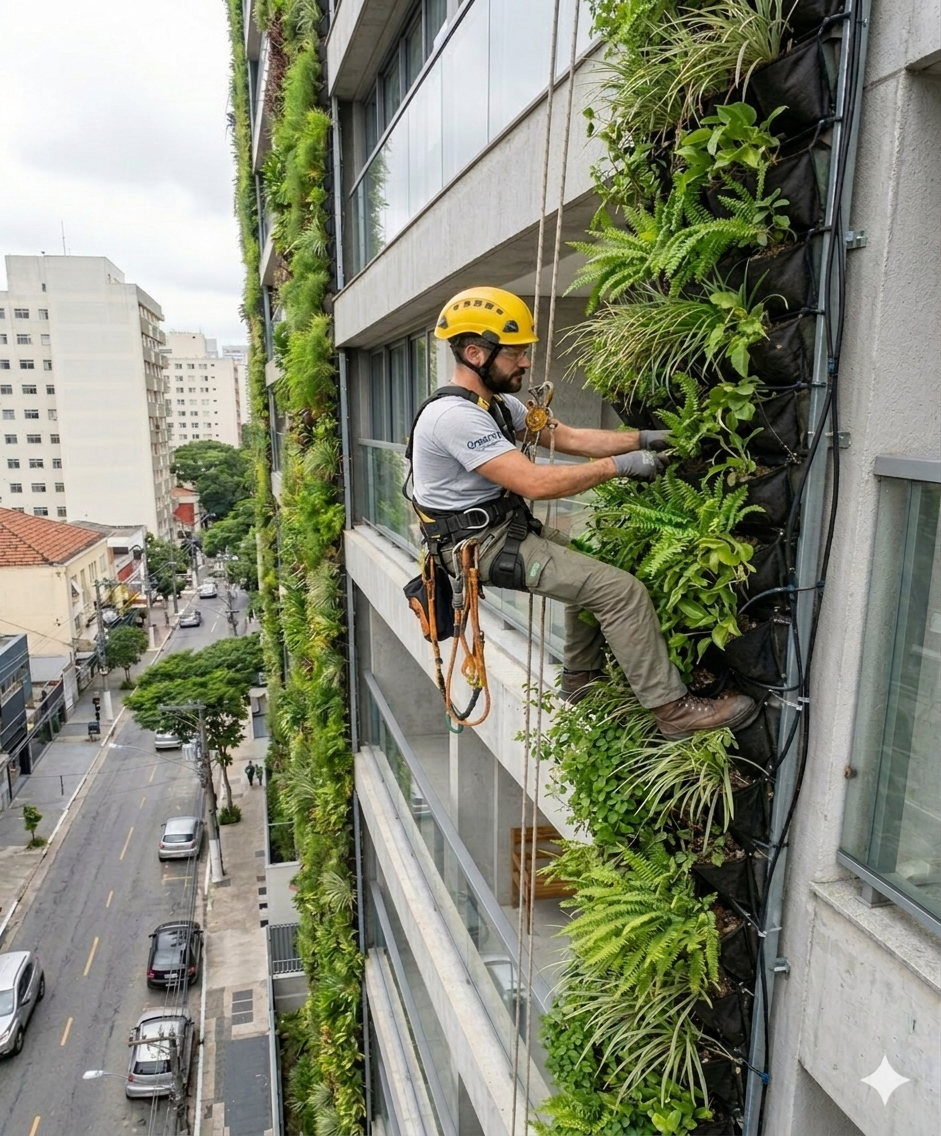 Jardins Verticais e Altura